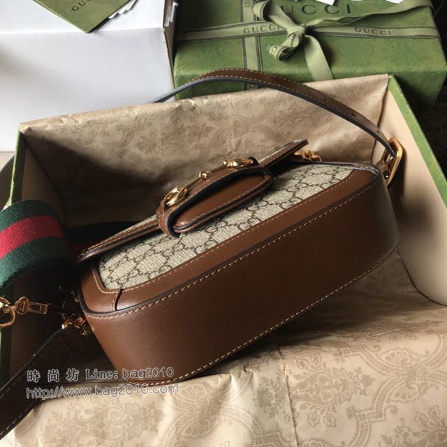 Gucci专柜新款女包, 古驰马衔扣1955迷你手袋 Gucci单肩斜挎包 658574  gdj1651